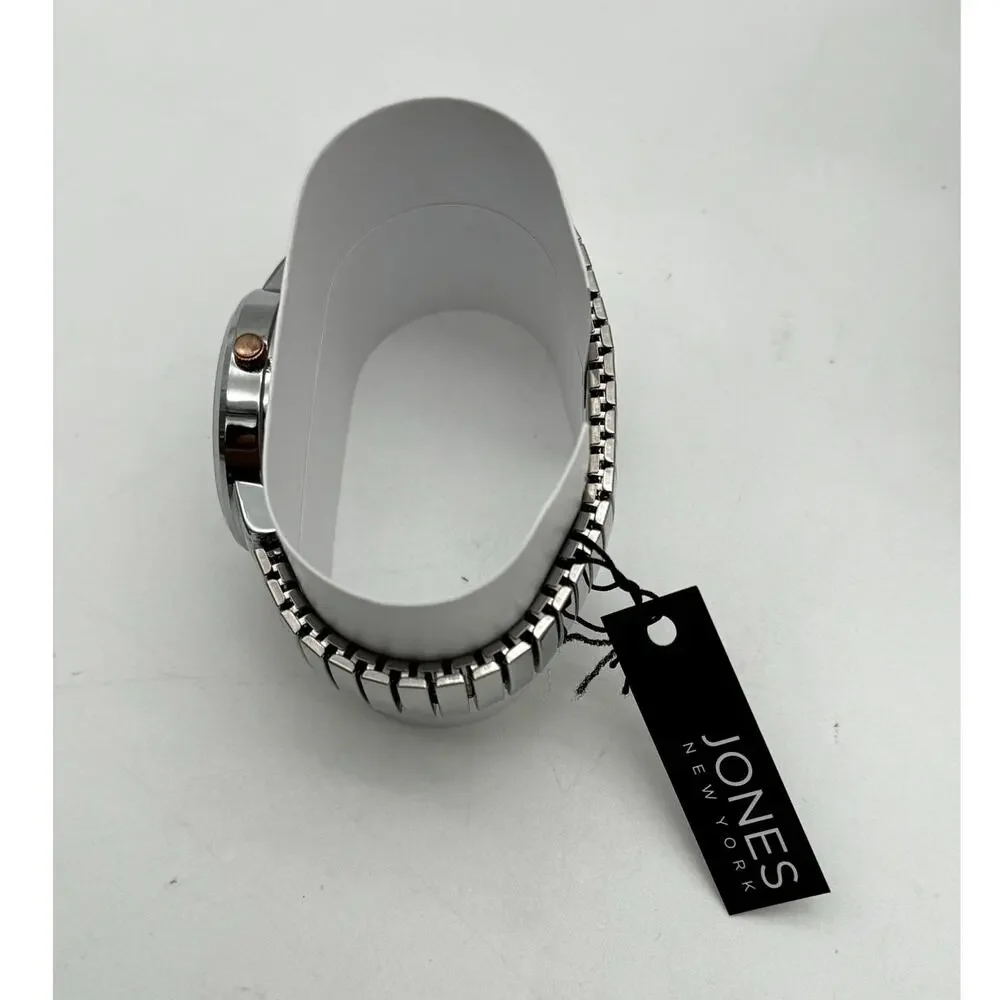 Jones New York Womens Genuine Silver-tone